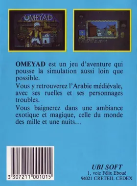 Omeyad (F) (1989) box cover back